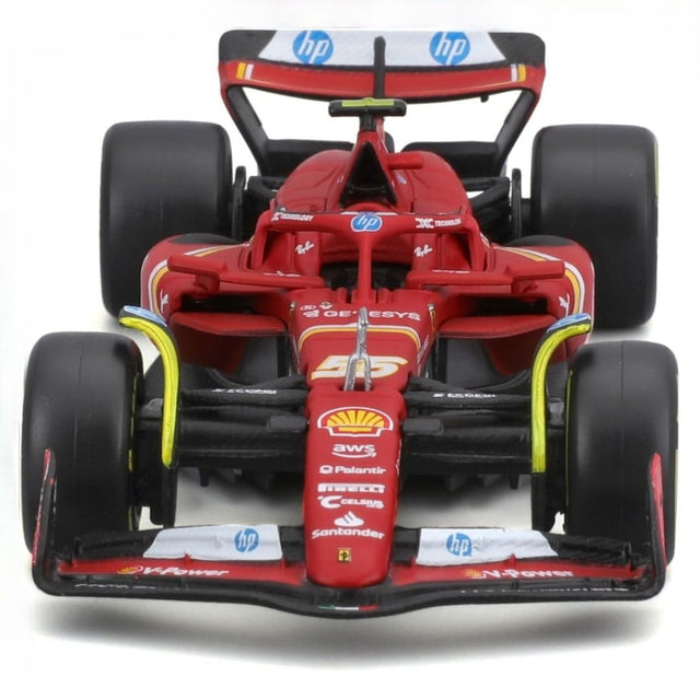 Bburago F1 2024 Ferrari F1 Team SF-24 Two Pack Charles Leclerc and Carlos Sainz 1/43 Scale Model
