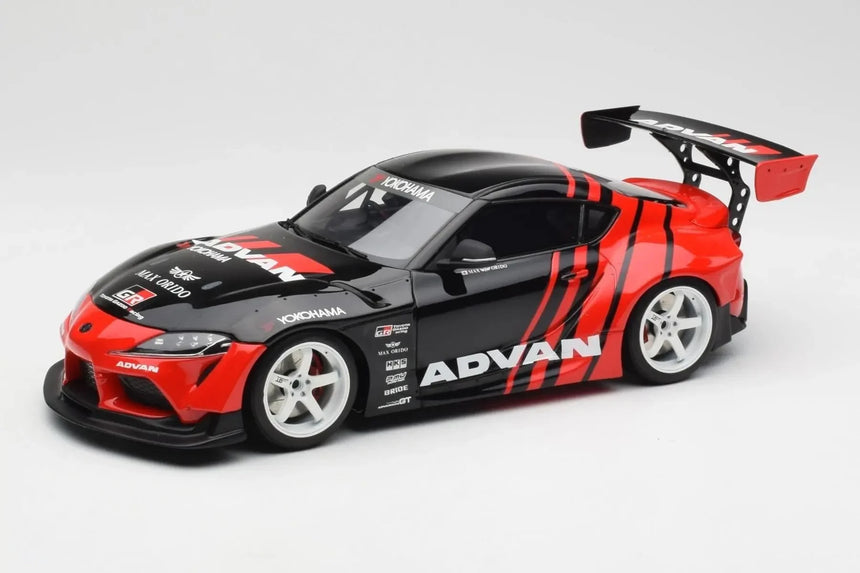 GT Spirit Toyota Supra GR by Advan Black 2020 1/18 Scale