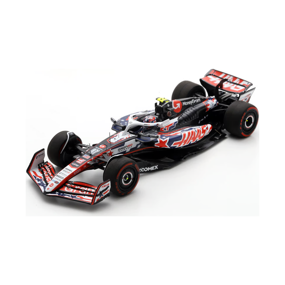 Spark Models F1 Haas VF-25 No.87 MoneyGram Haas F1 Team - US GP 2025 - Oliver Bearman 1/43 Scale Model