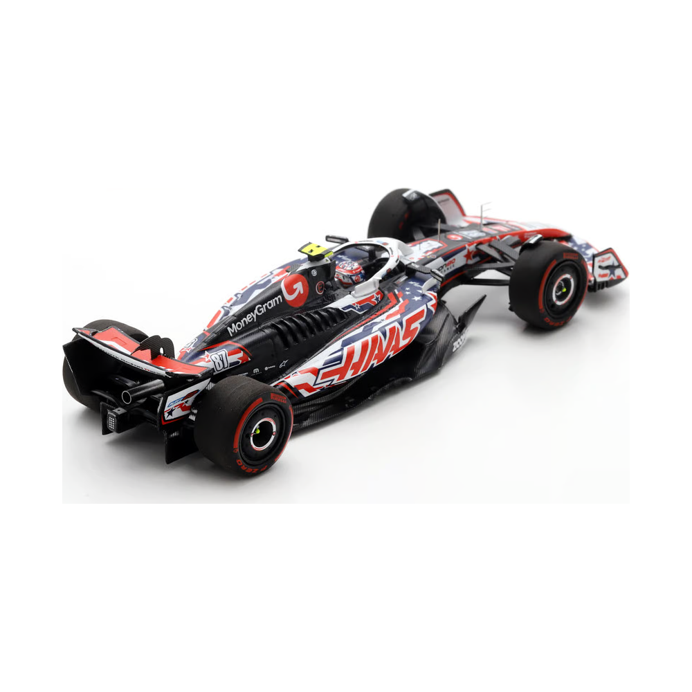 Spark Models F1 Haas VF-25 No.87 MoneyGram Haas F1 Team - US GP 2025 - Oliver Bearman 1/43 Scale Model