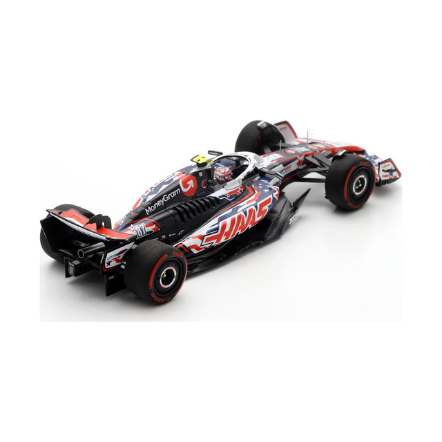 Spark Models F1 Haas VF-25 No.87 MoneyGram Haas F1 Team - US GP 2025 - Oliver Bearman 1/43 Scale Model