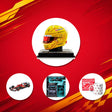Lewis Hamilton Ferrari F1 Gift Set - Monaco helmet, models and mug