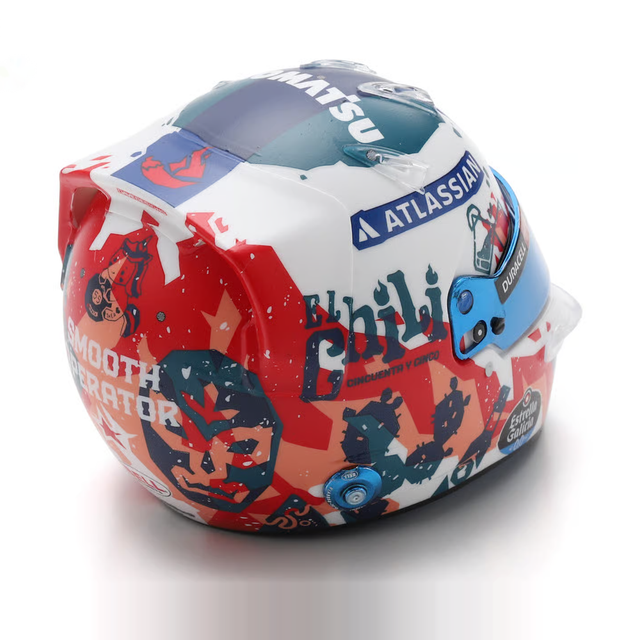 Spark Models F1 Williams Racing - Carlos Sainz - Mexican GP 2025 1/5 Scale Mini Replica Helmet