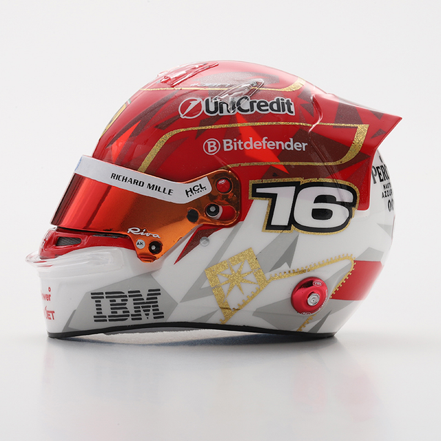 LookSmart F1 Charles Leclerc – Scuderia Ferrari HP La Vegas GP 2025 1/5 Scale Mini Replica Helmet