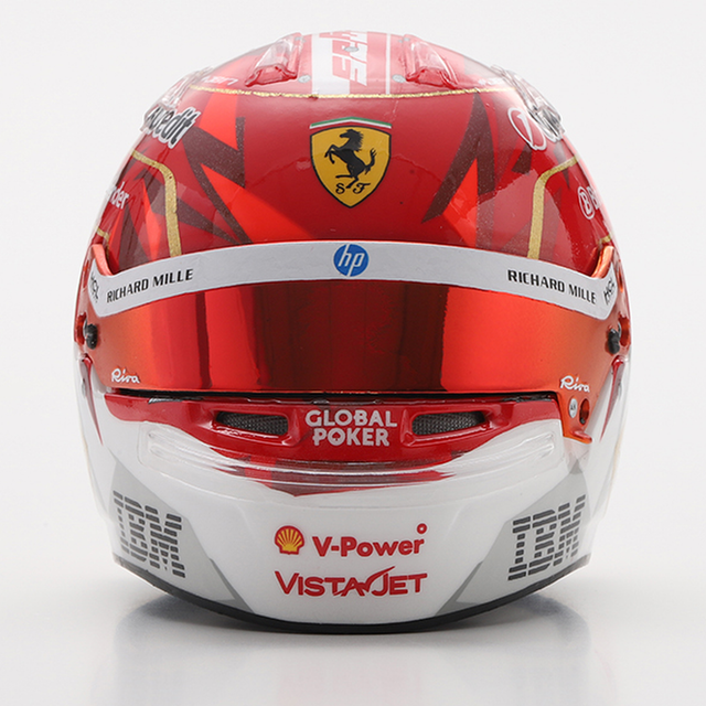 LookSmart F1 Charles Leclerc – Scuderia Ferrari HP La Vegas GP 2025 1/5 Scale Mini Replica Helmet