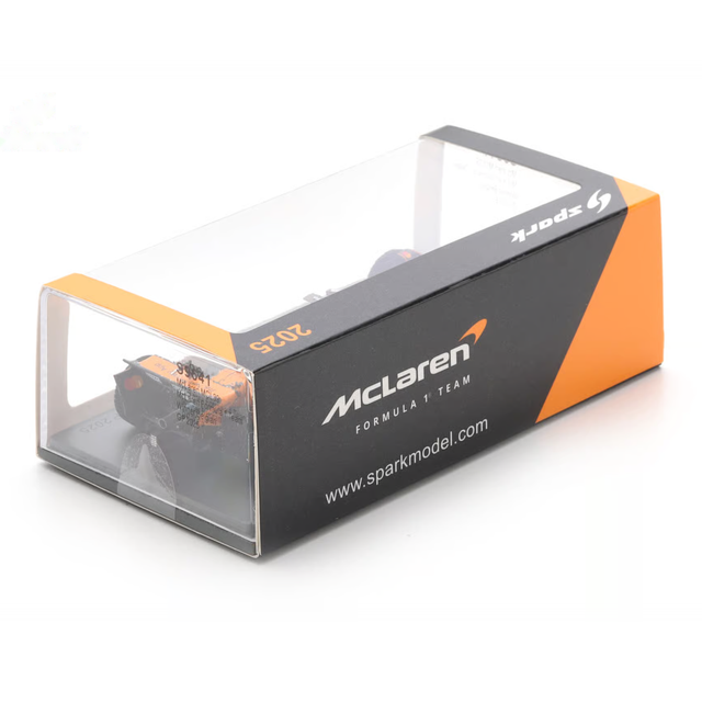 Spark Models F1 McLaren MCL39 No.81 McLaren F1 Team Winner Belgian GP 2025 Oscar Piastri 1/43 Scale Model