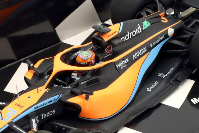Minichamps F1 McLaren F1 Team MCL36 Daniel Ricciardo Bahrain GP 2022 1/43 Scale Model