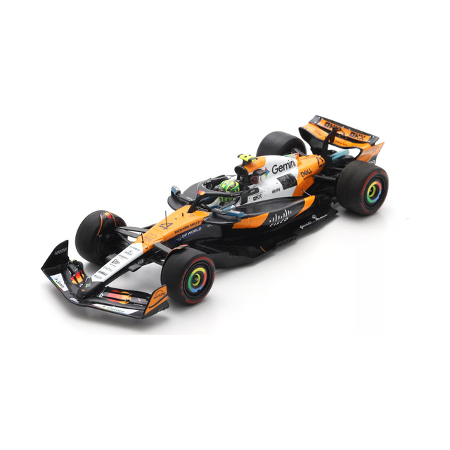 Spark Models F1 McLaren MCL39 No.4 McLaren F1 Team - 2nd US GP 2025 - Lando Norris 1/43 Scale Model