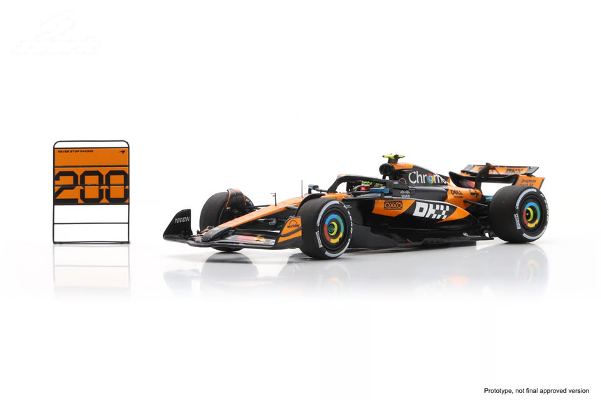 Spark Models F1 McLaren MCL39 No.4 McLaren F1 Team Winner Hungarian GP 2025 Lando Norris - McLaren 200GP 1/43 Scale Model