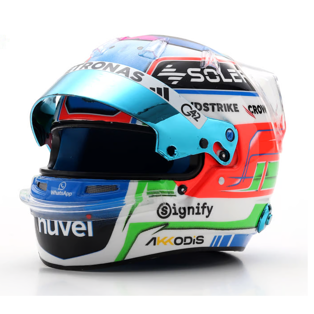 Spark Models F1 Mercedes-AMG PETRONAS F1 Team - Kimi Antonelli - US GP 2025 1/5 Scale Mini Replica Helmet