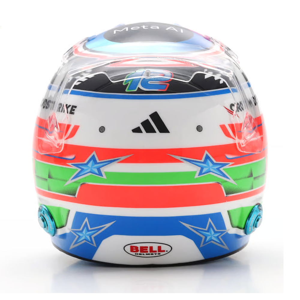 Spark Models F1 Mercedes-AMG PETRONAS F1 Team - Kimi Antonelli - US GP 2025 1/5 Scale Mini Replica Helmet