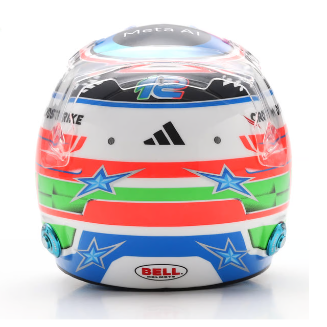 Spark Models F1 Mercedes-AMG PETRONAS F1 Team - Kimi Antonelli - US GP 2025 1/5 Scale Mini Replica Helmet