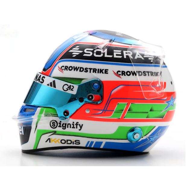Spark Models F1 Mercedes-AMG PETRONAS F1 Team - Kimi Antonelli - US GP 2025 1/5 Scale Mini Replica Helmet