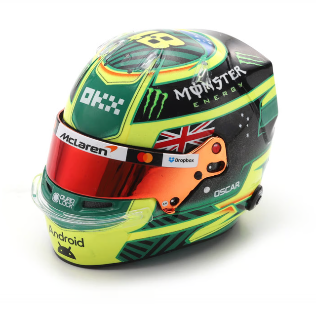 Spark Models F1 McLaren Mastercard F1 Team - Oscar Piastri - Australian GP 2026 1/5 Scale Mini Replica Helmet