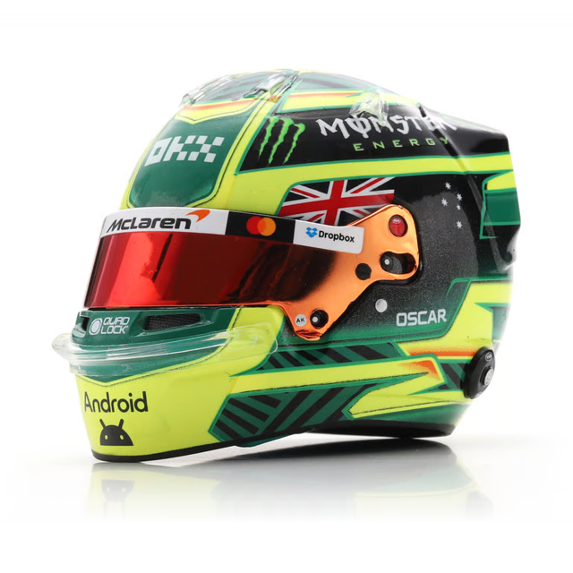 Spark Models F1 McLaren Mastercard F1 Team - Oscar Piastri - Australian GP 2026 1/5 Scale Mini Replica Helmet