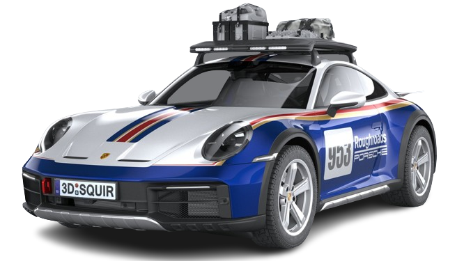 Bburago Porsche 911 Rallye Dakar 2023 1/24 Scale