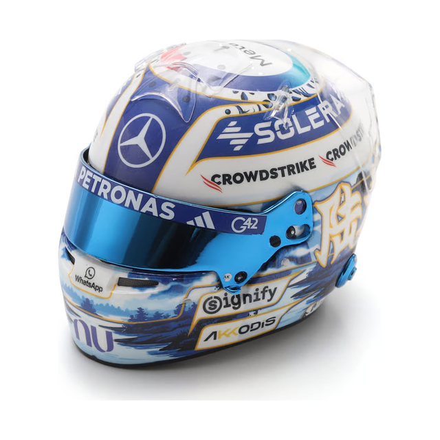 Spark Models F1 Mercedes-AMG Petronas - George Russell Chinese GP 2026 1/5 Scale Mini Replica Helmet
