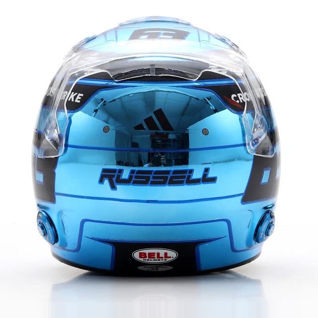 Spark Models F1 Mercedes-AMG PETRONAS F1 Team - George Russell - Singapore GP 2025 1/5 Scale Mini Replica Helmet