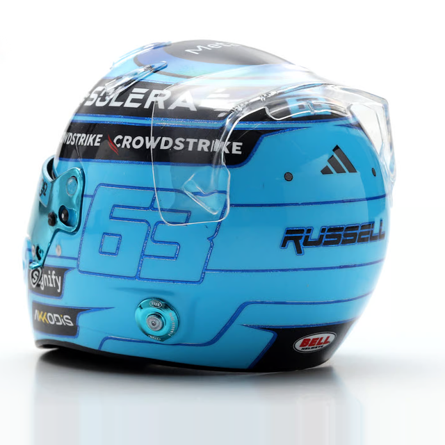 Spark Models F1 Mercedes-AMG PETRONAS F1 Team - George Russell - 2026 1/5 Scale Mini Replica Helmet