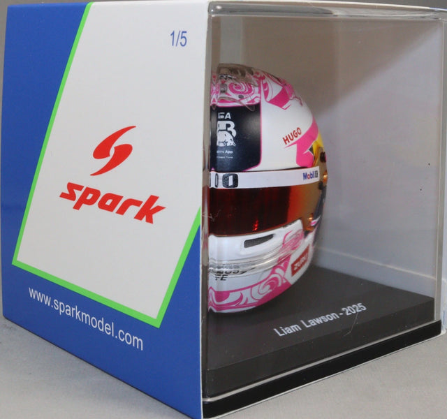 Spark Models Oracle Red Bull Racing - Liam Lawson - 2025 Mini Replica Helmet Model 1/5 Scale Model