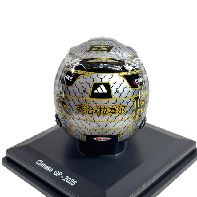 Spark Models F1 Mercedes-AMG PETRONAS F1 Team - George Russell - Chinese GP 2025 Mini Replica Helmet 1/5 Scale