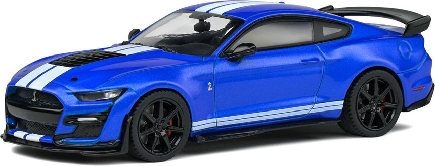 Solido Ford Mustang GT500 Blue 2020 1/43 Scale