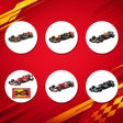 F1 1:43 Scale Model Car Six-Pack
