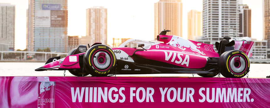 Spark Models Racing Bulls VCARB 02 No.6 Visa Cash App Racing Bulls Formula One Team - Miami GP 2025 - Isack Hadjar 1/18 Scale Model