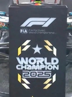 Spark Models McLaren MCL39 No.4 3rd Abu Dhabi GP 2025 - Lando Norris - F1 Drivers' World Champion 2025 (with bigger base & tyre marks & pit board) 1/43 Scale Model