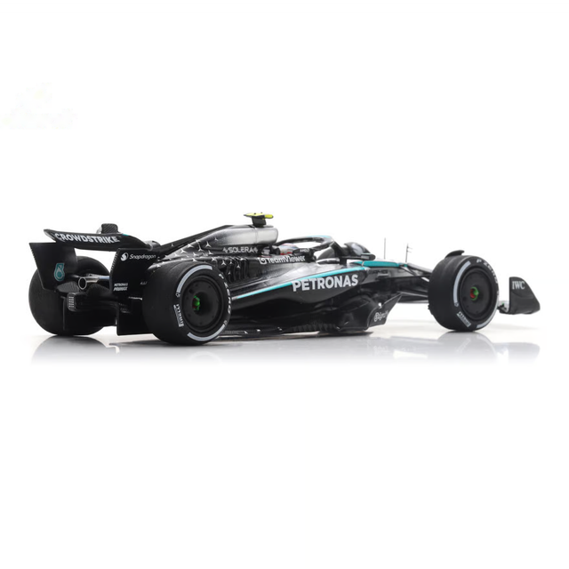 Spark Models F1 Mercedes F1 Team W16 No.12 Mercedes-AMG PETRONAS 4th Azerbaijan GP 2025 Kimi Antonelli 1/43 Scale Model