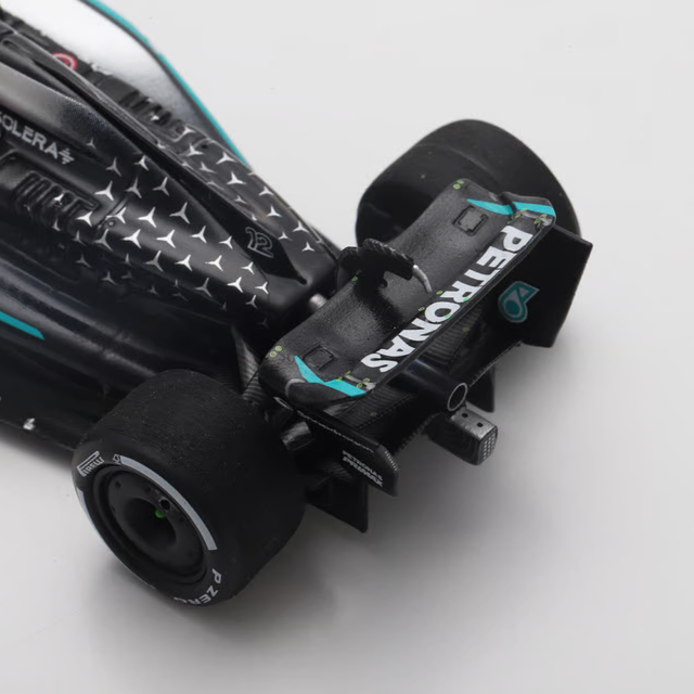 Spark Models F1 Mercedes F1 Team W16 No.12 Mercedes-AMG PETRONAS 4th Azerbaijan GP 2025 Kimi Antonelli 1/43 Scale Model