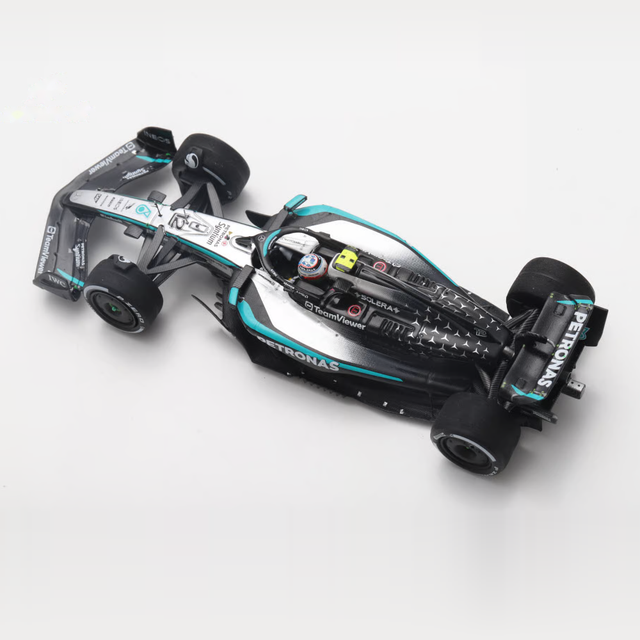 Spark Models F1 Mercedes F1 Team W16 No.12 Mercedes-AMG PETRONAS 4th Azerbaijan GP 2025 Kimi Antonelli 1/43 Scale Model